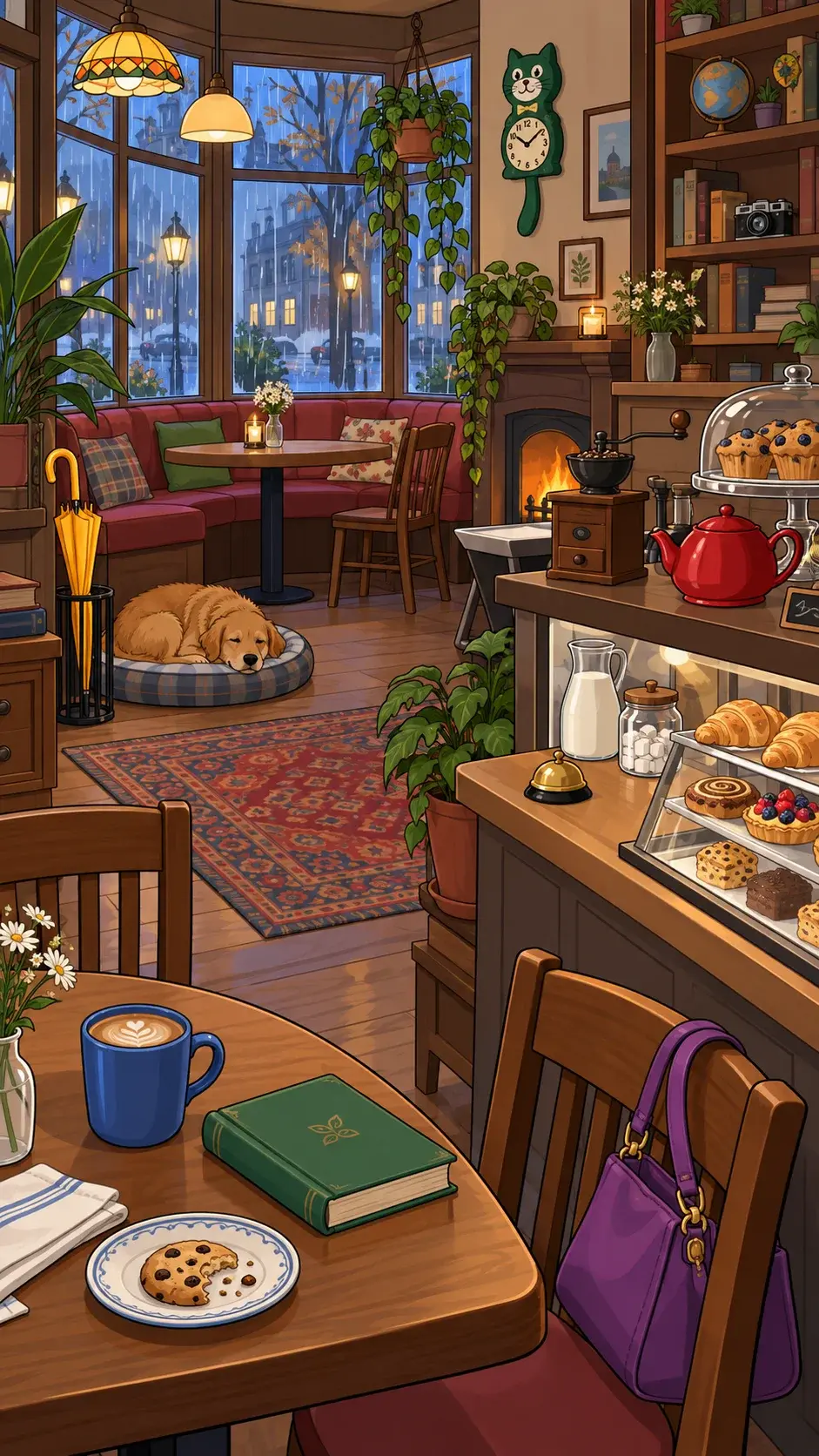 Rainy Day Café hidden-object scene