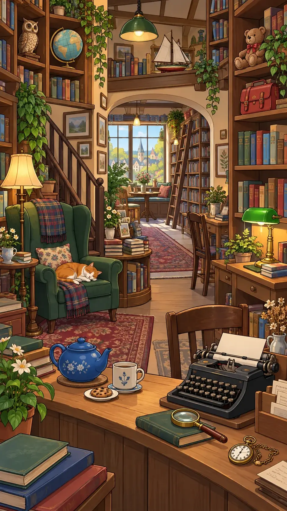 Little Bookshop hidden-object scene