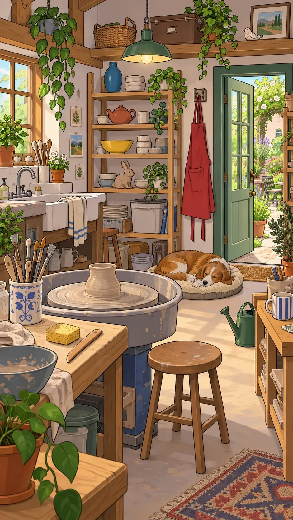Pottery Studio hidden-object scene