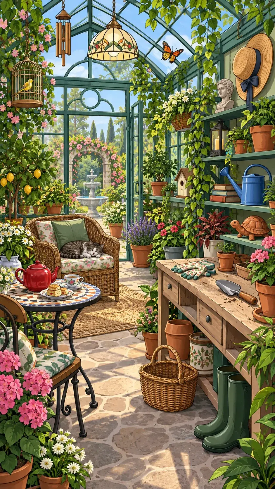 Garden Conservatory hidden-object scene