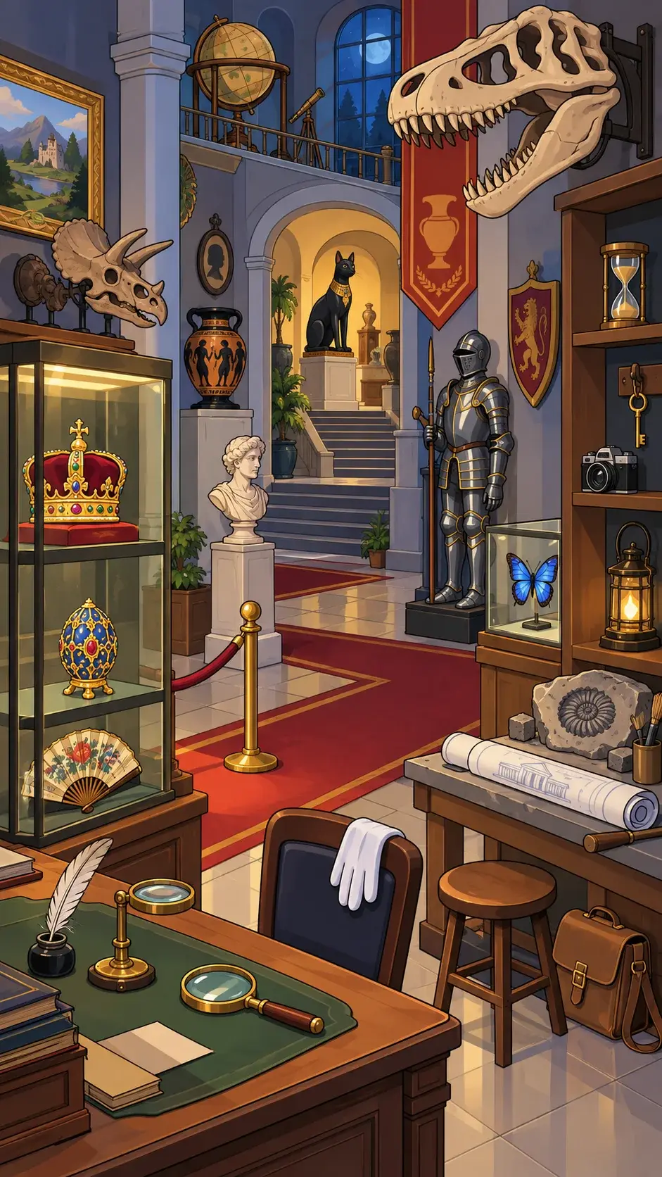 Museum After Hours hidden-object scene