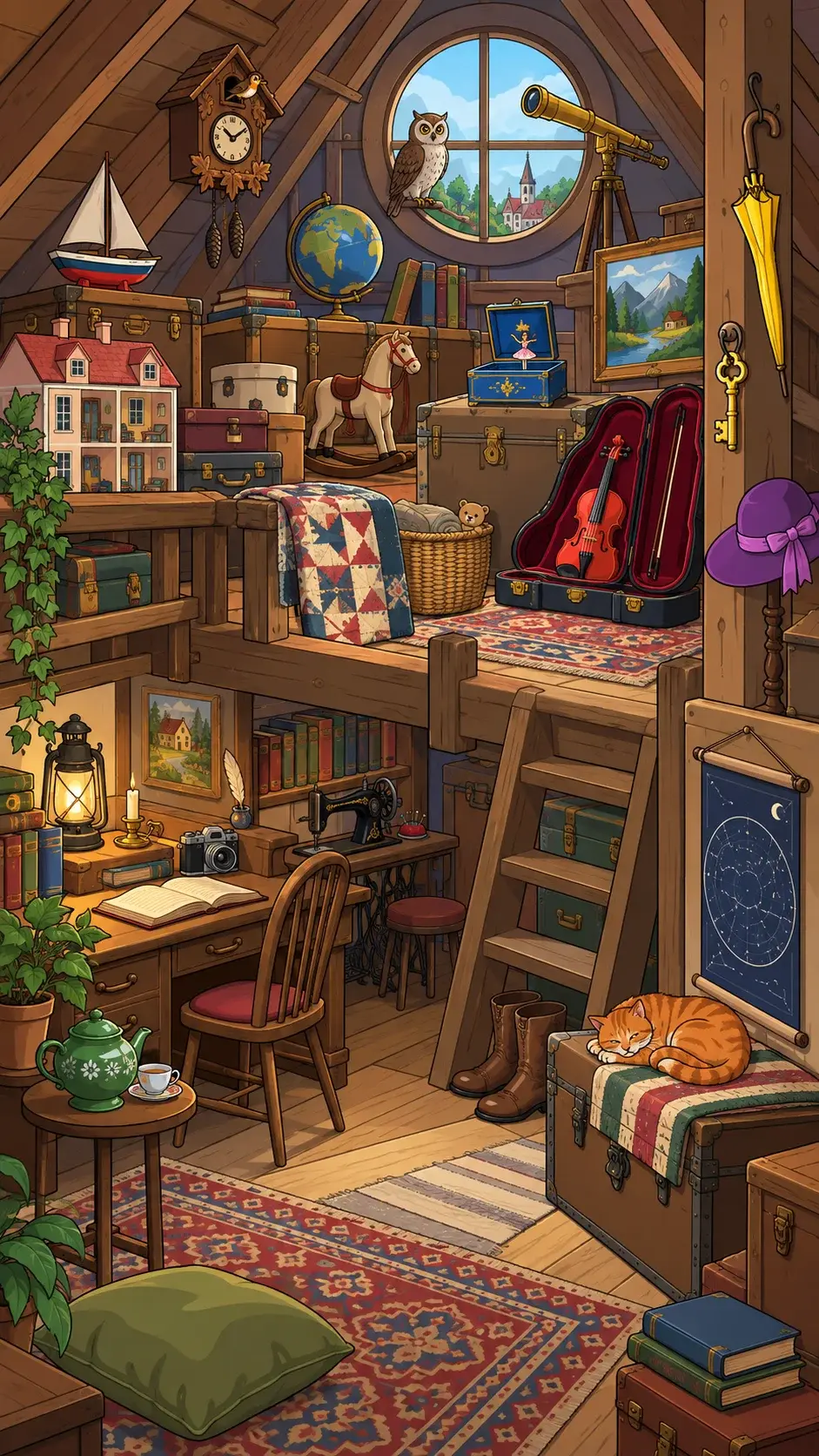 Concealed Attic hidden-object scene