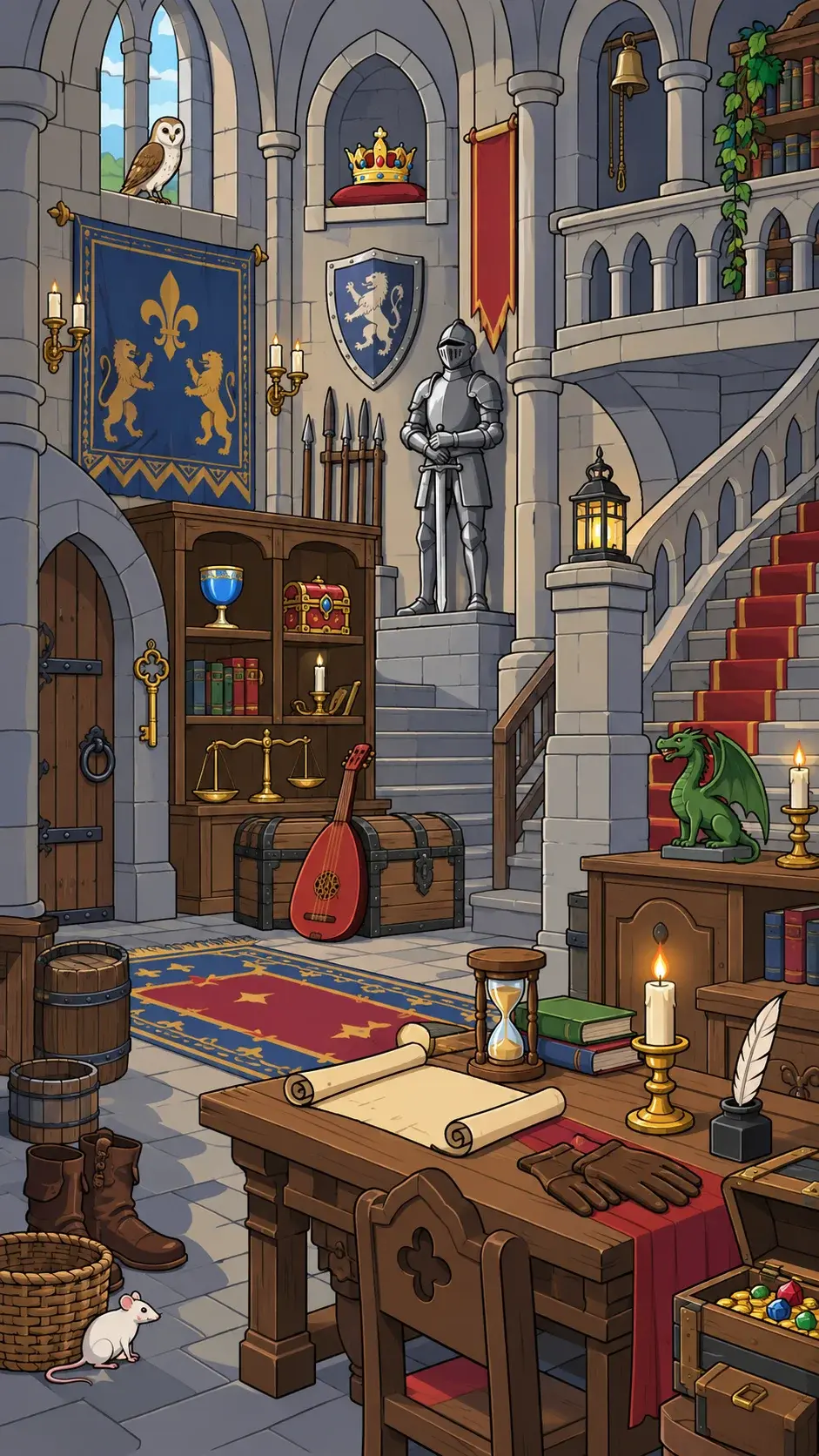 Forgotten Castle Vault hidden-object scene